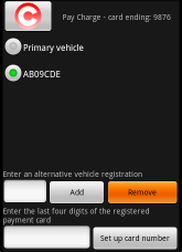 Remove vehicle